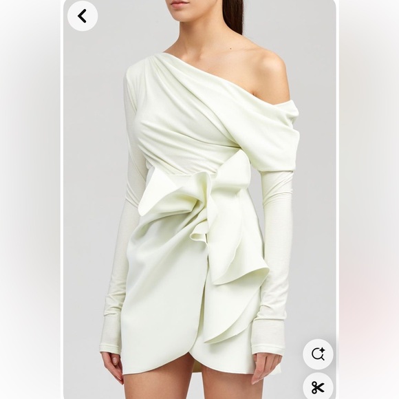 Acler Harmon Skivvy Long Sleeve Top + matching skirt in Green AU 10 $690 rare! - Picture 3 of 11